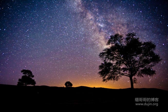 单反拍摄夜间星空技巧全攻略