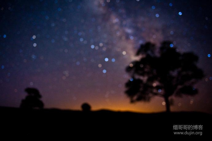 单反拍摄夜间星空技巧全攻略