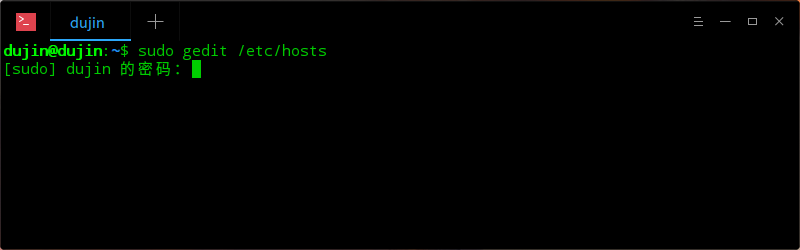 缙哥哥使用深度 Deepin 操作系统的终端工具使用命令打开 hosts 文件 缙哥哥使用深度 Deepin 操作系统的终端工具使用命令打开 hosts 文件